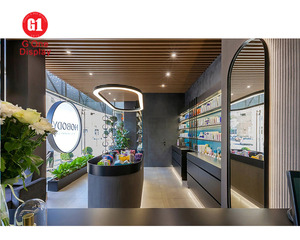 Bespoke High-End Cosmetic Store Interior Fit-out Luxury Sintered Stone Display Counter Design-to-Production Solution - Product Image 5