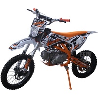 Moto tout-terrain XD135 125cc 4 temps à essence électrique, mini moto de cross, chaîne, 40-60 km/h, hauteur de selle 850 mm