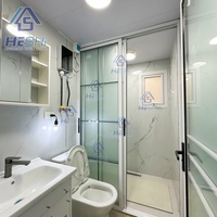 Sıcak Fırsat 20Ft 40Ft Prefabrik Konteyner Genişletilebilir Ev 1 2 3 4 5 Yatak Odalı Katlanabilir Yaşam Alanı Tiny House Villa