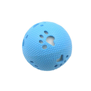 Jouet à mâcher pour chien en forme de balle creuse lumineuse, durable et écologique, pour la dentition, l'entraînement et le jeu interactif, utilisation intérieure/extérieure, vente en gros - Product Image 1