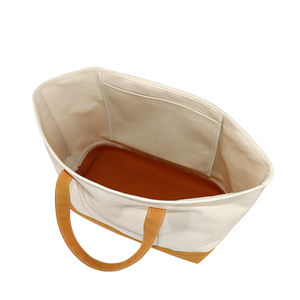 Sac à bandoulière en toile robuste pour femmes, de shopping de grande capacité, fourre-tout, collection - Product Image 4