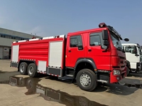 Prix d'usine HOWO 6*4 20 tonnes camion Bowser à eau de lutte contre l'incendie camions de pompiers camion de pompiers réservoir d'eau en mousse
