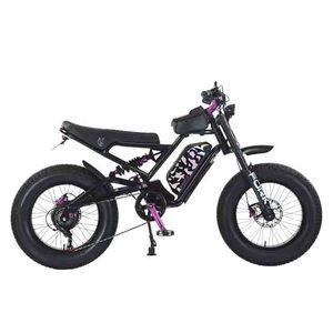 <span class=keywords><strong>Beta</strong></span> Cyber Bike 2000W <span class=keywords><strong>Moto</strong></span> électrique tout-terrain à double moteur, pneus larges 20 * 4.0, suspension intégrale, EMoto pour adultes tout-terrain - Product Image 2