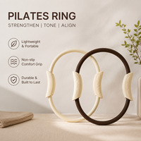 Anneau de Pilates Léger et Durable de Style Nordique pour Entraînement de Résistance Pilates Yoga Transfrontalier, Façonnage des Jambes, Couleur et Logo Personnalisables