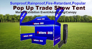 เต็นท์โฆษณาอลูมิเนียมเหล็กพับได้10FT x 10FT แบบกำหนดเองสำหรับงานแสดงสินค้า - Product Image 5