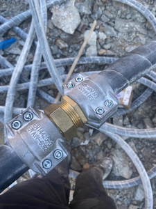 Nieuwe Hoge Druk Veiligheidsklem EN14420-3 Roestvrij Staal Tweedelige Hoepel Lavabuis Klem Gieten Technics Gepolijst Oppervlak - Product Image 6