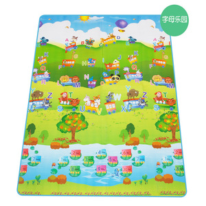 Tapis de jeu Explorer 2,5 m, design Ocean Park, mousse épaisse, résistant à l'humidité, pour enfants, pique-nique en plein air, camping - Product Image 1
