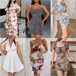 2024 tout nouveau vendeur de balles mixtes stock de vêtements de haute qualité en vrac en gros robes de vêtements d'occasion pour <span class=keywords><strong>femmes</strong></span> - Product Image 3