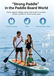 Tabla de <span class=keywords><strong>Paddle</strong></span> Inflable Ecológica Hikeon, Tabla de SUP Resistente para Todos los Niveles, para Paseos, Pesca y Exploración Costera - Product Image 3