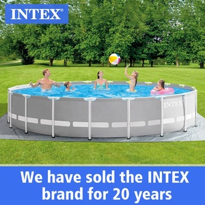 <span class=keywords><strong>INTEX</strong></span> 26756 20FT X 52IN Premium Pools Grand cadre métallique <span class=keywords><strong>Piscine</strong></span> hors sol <span class=keywords><strong>Piscine</strong></span> en PVC et acier inoxydable - Product Image 2