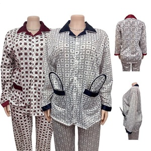 <span class=keywords><strong>Pigiama</strong></span> in Maglia con Pantofole, Set 4 Pezzi, Morbido Cardigan da Donna, Abbigliamento da Notte Autunnale, <span class=keywords><strong>Pigiama</strong></span> da <span class=keywords><strong>Uomo</strong></span> con Colletto, Maniche Lunghe e Pantaloni Lunghi - Product Image 1
