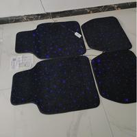 Tapis de voiture en fibre optique scintillante, tapis lumineux LED avec télécommande APP, 4 pièces/ensemble pour la décoration de voiture, tapis de voiture scintillants