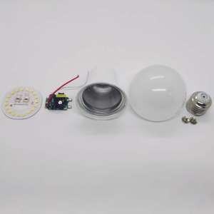 Nguyên liệu skd nhôm đèn cơ thể E26 E27 E14 B22 <span class=keywords><strong>A60</strong></span> 3W/5W/7W/9W/12W/15W/18W dẫn bóng đèn Đèn <span class=keywords><strong>LED</strong></span> Đèn DC 12V 24 AC85-265V V - Product Image 3