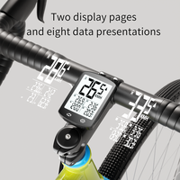 Ordinateur de vélo sans fil étanche IPX7, grand écran de 3,0 pouces, rechargeable par Type-C, autonomie de 300 heures