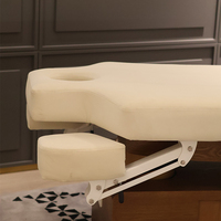 Table de massage électrique moderne et pliable en cuir PU Chuque, personnalisable, multifonctionnelle pour salon de beauté et spa