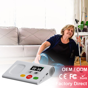 Système d'alerte SOS bidirectionnel Jiai L04 4G/WiFi avec détection de chute et contrôle par application <span class=keywords><strong>pour</strong></span> usage domestique et hôtelier, télésoins <span class=keywords><strong>pour</strong></span> personnes âgées - Product Image 1