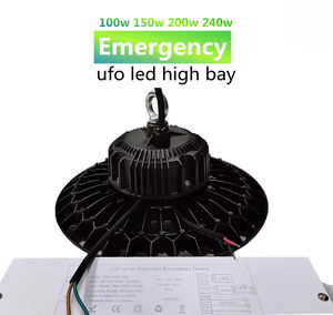 Éclairage à intensité variable d'atelier ETL DLC SAA CE 5 ans de garantie haute baie d'urgence 100w 200w 240w 150 Watt Led ufo Highbay - Product Image 4