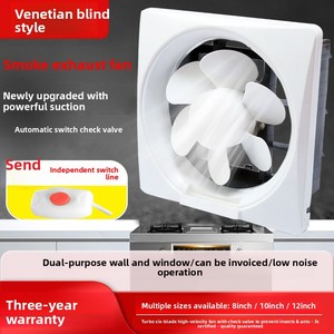 Ventilatore di ventilazione a scomparsa per uso domestico 6IN1, modello K IT con ventola di scarico a scomparsa Range Hood - Product Image 2