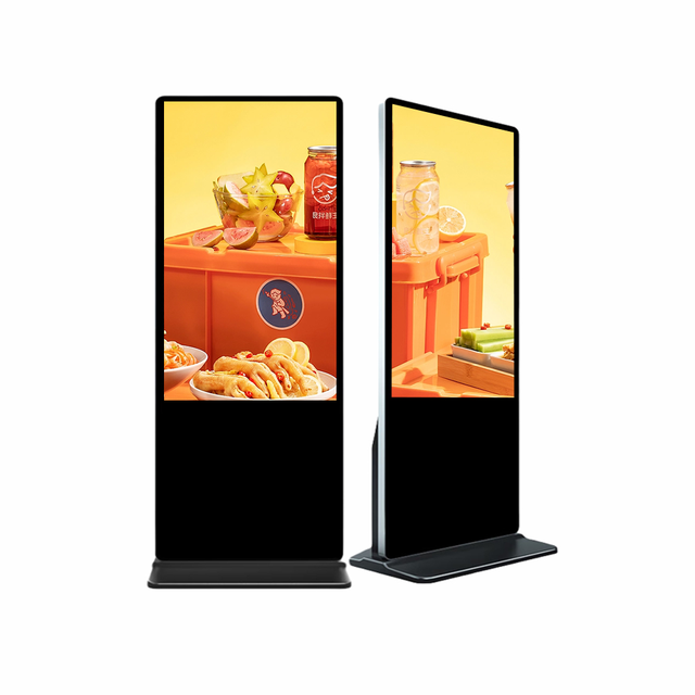 65-inch Indoor Vertical Smart Digital Signage 1080P Full HD Video Wall Floor Standing Advertising Kiosk with Cloud-Based CMS