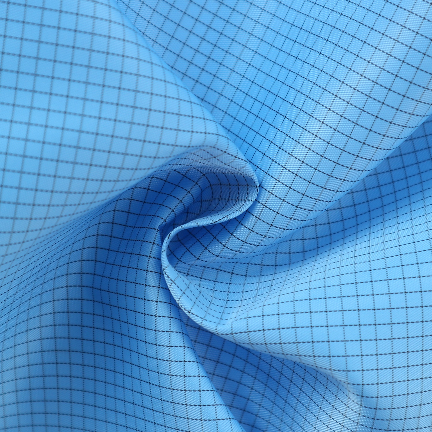 100% Polyester 2.5mm Carbon Fiber Double Sides Grid Industrial Fabric Oxford Fabric
