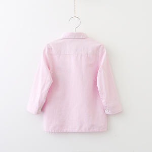 Camisas Elegantes para Niños, de Color Claro, con Diseños Formales y Bordados, Económicas, Hechas en China - Product Image 4