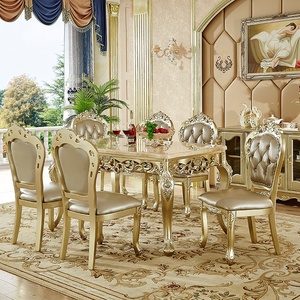 Ensemble de canapés 1+2+3 places en cuir de vache véritable sculpté sur bois, style royal européen populaire, à <span class=keywords><strong>prix</strong></span> avantageux, fabriqué en Chine. - Product Image 5