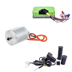 มอเตอร์ไฟฟ้ากระแสตรง 72V 3000W แบบไร้แปรงถ่าน ไม่มีเกียร์ พร้อมคอนโทรลเลอร์ คันเร่งแบบหมุนครึ่งวง สำหรับรถโกคาร์ท แบบตั้งโปรแกรมได้ - Product Image 1