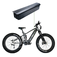 Batterie de vélo électrique à Tube caché 48V, 52V, 17, 5ah, 750W, 1000W pour vélo électrique Biktrix Juggernaut Hub Duo Classic Duo avec chargeur