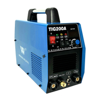Máquina de Soldadura de Gas Argón Portátil Shanghao TIG200A, Nuevo Inversor DC Tig Motor de Alta Calidad para Acero Inoxidable y Carbono