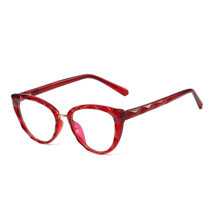 Gafas Ópticas Retro de Moda para Mujer con Logotipo Personalizado, Montura TR90 con Bisagras de Resorte, Diseño Ojo de Gato, Lentes Transparentes con Protección Anti Luz Azul - Product Image 5