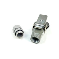 Conector de alta resistencia Harting serie HA, reemplaza los insertos macho y hembra de 10 pines, tipo DIN 3P _ pins