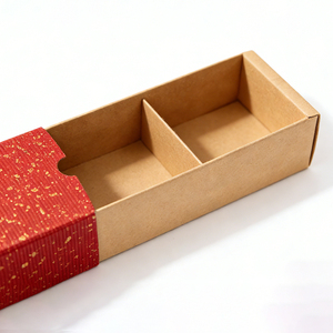 Caja de Regalo para Galletas de Grado Alimenticio con Divisores para Macarons, Dulces y Chocolates, con Forro de Papel Antigrasa, Caja de Cartón - Product Image 2