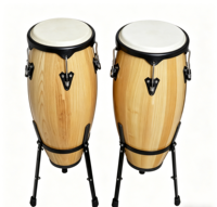 Ensemble de congas en bois professionnel OEM Latin Percussion 10''11''12'' avec support, instrument de musique professionnel