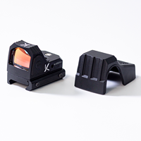 Karrina Optic Reflex Red Dot Laser Sight, 12 niveaux de luminosité, boîtier en alliage d'aluminium, compatible avec les supports de 20 mm/21 mm, accessoires de chasse