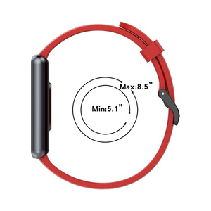 Bracelet de montre intelligente en plastique de 18 mm pour Realme Band 2 - Product Image 6