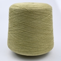 Fil mélangé de soie 10% soie 90% pour teinture, résistant à l'abrasion, filé en anneau 2/48Nm 2/60Nm, uniformité optimale, pour tricot à la main