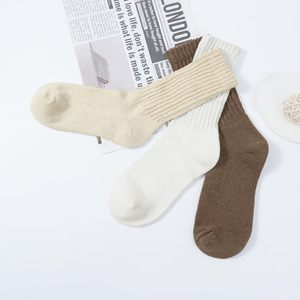 Retro Slouch <strong>Socks</strong> Solid Casual <strong>Ribbed</strong> Crew Slouchy Women <strong>Men</strong> Custom Thick Scrunch Tube <strong>Socks</strong> - Product Image 4