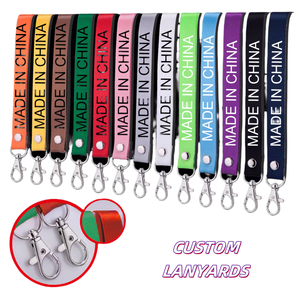 カラフルなブランクストラップロープバッジホルダーカスタムウォッシャブルストラップキーホルダーをぶら下げている電話ネックストラップキー - Product Image 3