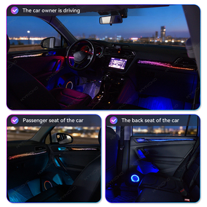KYNCHO per VW TIGUAN, Luce Ambientale LED per Auto, Illuminazione Interna a 64 Colori, Lampada Decorativa Auto 12V - Product Image 5