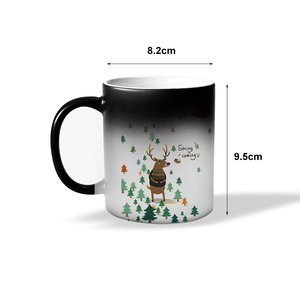 Topjlh all'ingrosso sublimazione in bianco in ceramica 11oz tazze con Logo personalizzato cambio di foto di sublimazione magica tazza che cambia colore - Product Image 2