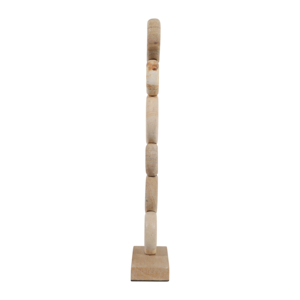 Palimanan Stone <b>Stacked</b> Ring Sculpture Ornament For Home Bathroom Room Decorative Accent Office <b>Shelf</b> Display - Product Image 5