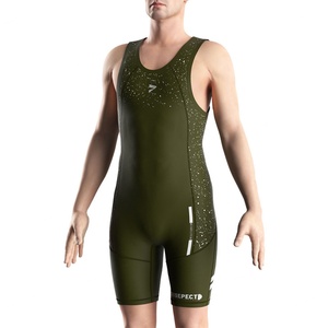 Trajes de Lucha Libre en Oferta, Ropa Deportiva para Gimnasio, Traje de Entrenamiento Personalizado con Logotipo, Traje de Levantamiento de Pesas - Product Image 5