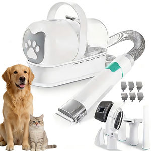 Kit Aspirateur de Toilettage pour Chien 7-en-1 <span class=keywords><strong>Tondeuse</strong></span> pour Animaux <span class=keywords><strong>avec</strong></span> Lime à Ongles Coupe et Peignage des Poils Faible Bruit Produits de Toilettage pour Animaux - Product Image 1