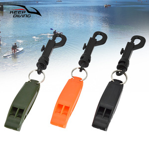 นกหวีดฉุกเฉินแบบสองเสียง Keep Diving รุ่น KS-923B กันน้ำ สำหรับกิจกรรมกลางแจ้ง พร้อมห่วงคล้อง - Product Image 1