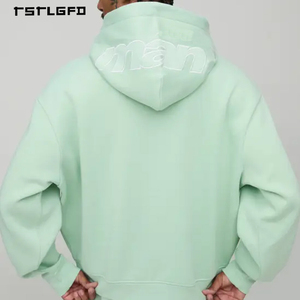 Ensemble de vêtements de sport pour homme en 2 pièces, tissu recyclé, haut à manches longues à capuche, logo imprimé, pantalon de jogging, écologique, respirant, extensible dans quatre directions - Product Image 3