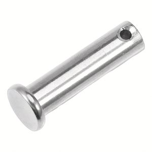 Goupille fendue en acier inoxydable 304 DIN 11024 / ISO 2341 avec trou, tête plate, M3-M20 - Product Image 4