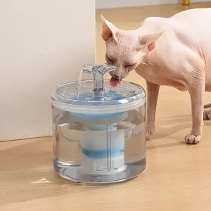 Wholesale In Stock Smart Pet Fountain 2.4l Water Drinking Fountain Pump Bowl Usb Pet Drinking For Pet