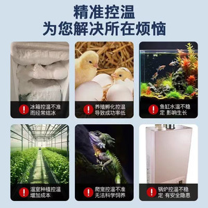 Contrôleur de température numérique Nai Chong 2500W avec écran LCD pour serre, culture, élevage de reptiles et aquarium - Product Image 4