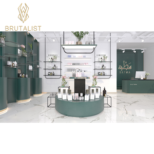 Estante de escaparate cosmético de gama alta Exhibición de barra de perfume para pared de listón de peluca en diseño de tienda de belleza - Product Image 6