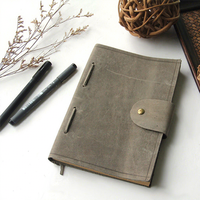 Bloc-notes quotidien pour le bureau, hommes et femmes, papier non ligné, carnet d'écriture, journal en cuir fait main vintage antique